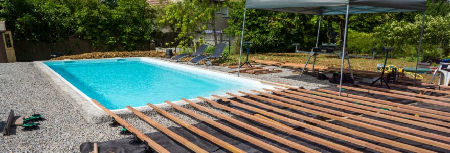construction d'une piscine